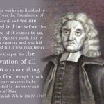 Jeremiah White: "the Salvation of all Men is a done thing with God"